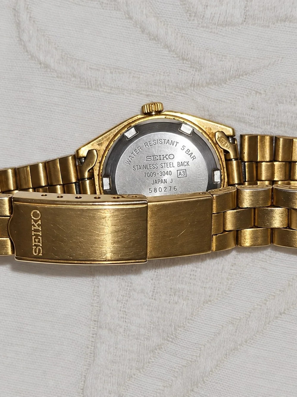 Seiko Gold-Tone Men's Automatic Watch - Gold/Black